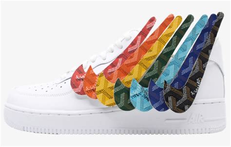 nike swoosh pack goyard swooshes|nike air force 1 swoosh blue.